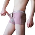 thumbnail image 1 of B91xZ Boxeurs en Coton Spandex Extensible Sans Étiquette sous-Vêtements Confortables, Rouge TG, 1 of 4