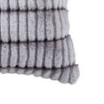 thumbnail image 5 of VCNY Home Henry 20" x 20" Grey Ash Jacquard Faux Fur Decorative Pillow, 5 of 5