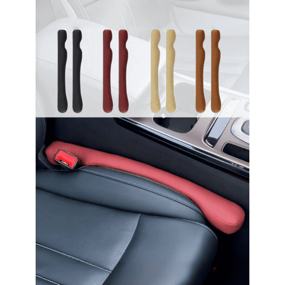 1pc Car Seat Gap Strips PU Leather Seam Soft Filler Side Leak-Proof Filling Plug Spacer, Auto Accessories Decorations