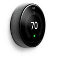 thumbnail image 5 of Google Nest T3018US Nest Learning Thermostat 3rd Gen Smart Thermostat (Mirror Black)) Bundle with Deco Essentials Wall Plate Cover for Google Nest Thermostat 1st, 2nd, 3rd Generation Models, 5 of 7