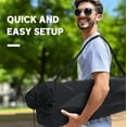 thumbnail image 2 of Outsunny Padded Folding Camp Chair for Adults  Double Camping Chairwith Armrests  Cup Holders  Carry Bag for Outdoor  Green, 2 of 5