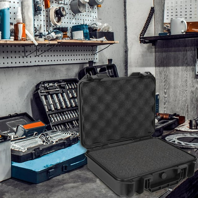 Estuche de herramientas Caja de herramientas Contenedor portátil multiusos Estuche rígido para micrófono Electrónica Grabadora Equipo de fotografía Estilo C