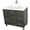 Dark Grey, variant on WindBay 36" Freestanding Bathroom Vanity, Tan. White Flat Stone Countertop