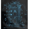 thumbnail image 4 of Call Box Hoodie Vitruvian Da Vinci Hooded Sweatshirt, 4 of 4