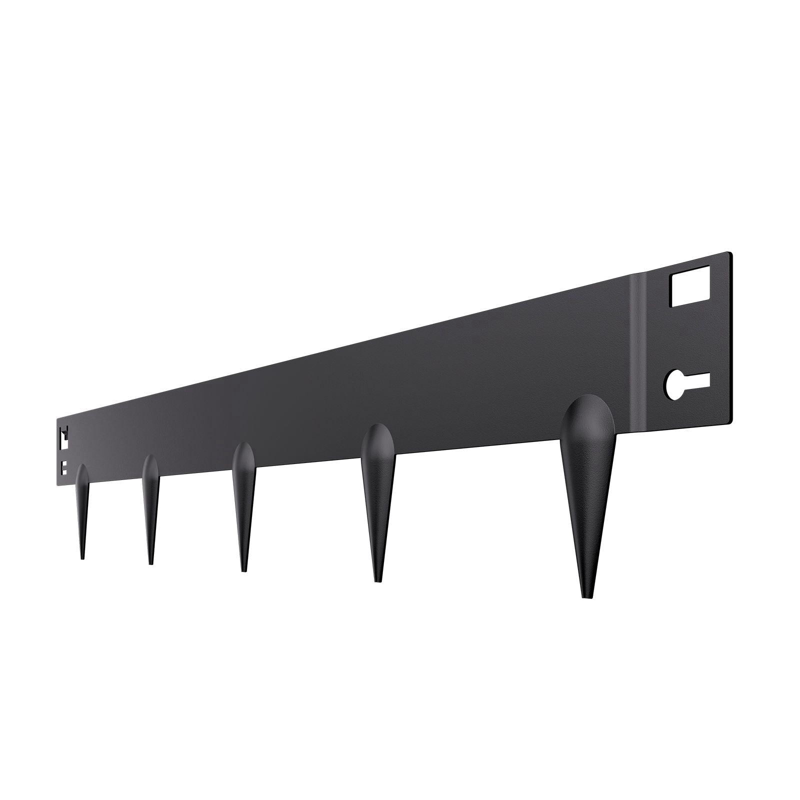 Steel Landscape Edging 5 Packs 39x3 Inch Rust Resistant Bendable Metal Garden Border Heavy Duty Lawn Edging Easy Install Flower Bed Yard Pathway Divider Black