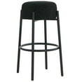 thumbnail image 4 of SAFAVIEH Couture Paisleigh Round Backless Bar Stool, Black, 4 of 6