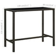 thumbnail image 4 of vidaXL 9 Piece Garden Bar Set with Cushions Poly Rattan Brown, 4 of 5