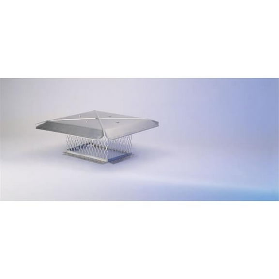 Homesaver 13215 9 Inch x 13 Inch Model W Homesaver Stainless Steel Multi-flue Chimney Top 8 Inch High 3/4 Inch Mesh