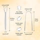 thumbnail image 2 of Raspador de lengua de acero inoxidable, limpiador de lengua, raspador de lengua portátil, fácil de usar para adultos y niños，Oro Sunnimix limpiador de lengua, 2 of 5
