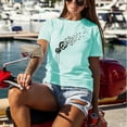 thumbnail image 3 of XCHQRTI Dandelion Shirts for Women Graphic Tshirts Short Sleeve Summer Tunic Tees, 3 of 7