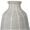 thumbnail image 6 of DecMode 14" Abstract Ombre Drip Blue Ceramic Vase with Gray and White Accents, 6 of 11