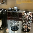 thumbnail image 6 of K Cups Holder,K Cup Carousel, Coffee Pods Storage Organizer Stand,Comes All in One Piece,No Assembly Required,1 Count,Black (Capacity of 40 Pods, Black) C43, 6 of 7
