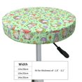 thumbnail image 4 of Pofeuu Spring Gnomes Print Round Bar Stool Covers - Super Soft and Washable Elastic Stool Cushion Slipcover Easy Clean Velvet-14 inch, 4 of 7