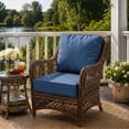 thumbnail image 3 of SLSY Set of 2 Outdoor Chair Cushion,6" Thick Patio Seat Cushion,28D High Density Sponge Cushions,Waterproof & Fade Resistant Patio Furniture Cushions for Wicker Chair,Bench Swing, 3 of 10