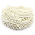 thumbnail image 4 of Coofit 10 Yards Artificial Pearl Trim Decorative DIY Craft Beaded Trim Lace Trim Ribbon, 4 of 10