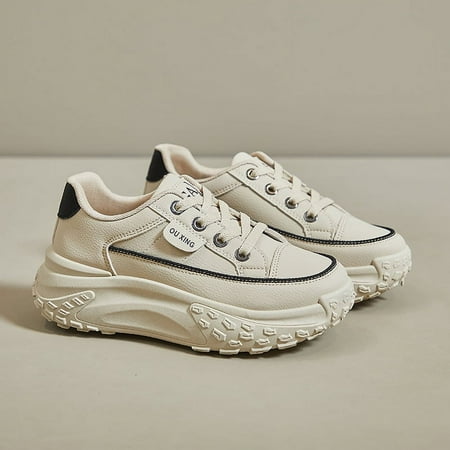 Summer Sneakers for Women Sports Shoes Anti Slip with Thick Sole Breathable Stylish for Walking Running Shopping Christmas Halloween Gift