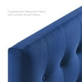 thumbnail image 6 of Modway Emily Queen Tufted Performance Velvet Headboard in Navy, 6 of 9