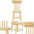 thumbnail image 5 of Tebru Miniature Furniture Model Chair Dollhouse Miniature Dining Furniture Wooden Chair Mini Furniture Doll Dining Room Decoration For 1:12 Doll House Accessory, 5 of 8
