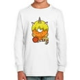 thumbnail image 1 of Funny Unicorn Donut V Long Sleeve Toddler -Image by Shutterstock,  5 Toddler, 1 of 4