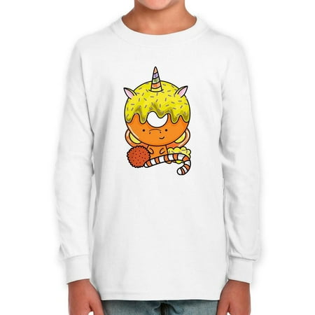 

Funny Unicorn Donut V Long Sleeve Toddler -Image by Shutterstock 5 Toddler