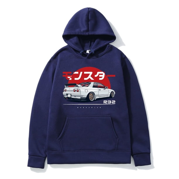 Sudadera con capucha de Monster Skyline R32 GTR para hombre y mujer, ropa con estampado divertido Vintage, Harajuku, de moda, para primavera y otoño, Unisex, y2k xuanjing unisex