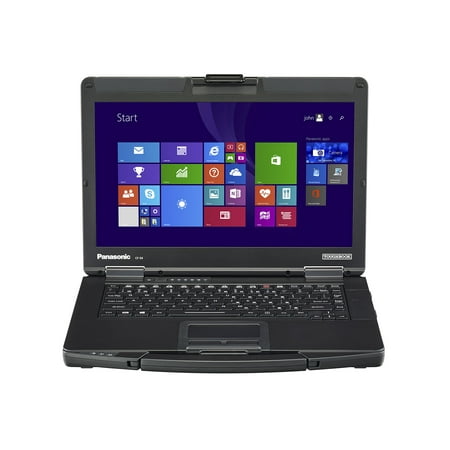 Panasonic Toughbook CF-54A2900BM Laptop (Windows 8.1, Intel Core i5 5300u, 14" LED-Lit Screen, Storage: 512 GB, RAM: 4 GB) Black