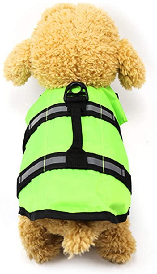 Dog Life Jacket Ripstop Pet Flotation Vest Saver Swimsuit Preserver Dog