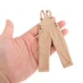 thumbnail image 6 of Kokiya 1/12 Male Cargo Pants Handmade Doll Clothes Multi Pocket Mini Clothing Miniature yellow, 6 of 9