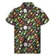 thumbnail image 2 of Camisa con estampado de vegetales creativos para hombre, ropa con estampado 3D, camisas hawaianas de verano, blusas de manga corta con botones y solapa suelta, blusa Aloha, 2 of 4