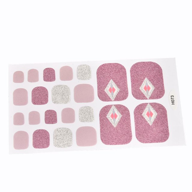 Uñas De Los Pies Pegatinas Para Uñas De Los Pies Removibles Envolturas Para Las Uñas De Los Pies Diy Calcomanías Para Manicura De Uñas De Los Pies matsuzay HA046636-13