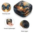 thumbnail image 3 of Butterfly Small Bag Sanitary Napkin Bag Mini Pouch for Purse Small Storage Bag Pouch Case, Made of Velvet, Sponge, Oxford Fabric, 4.7x6.6x6.6 in, 3 of 6