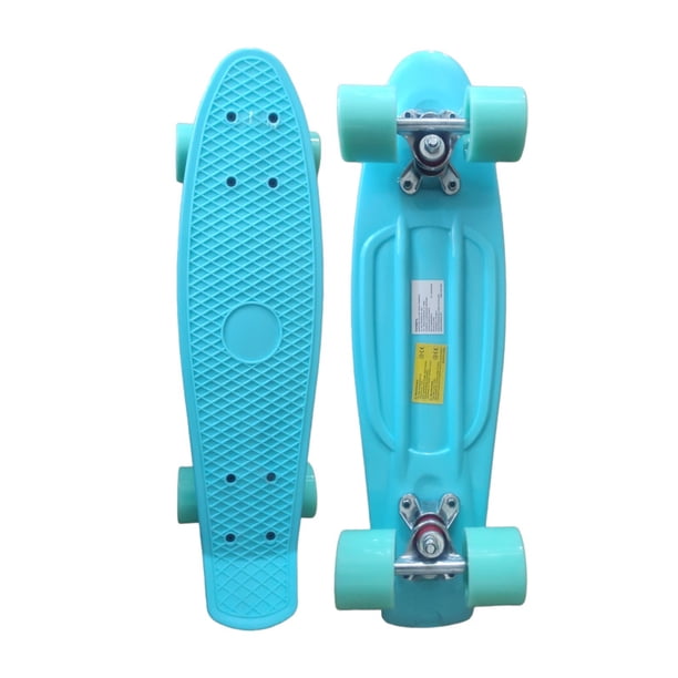 Patineta Tipo Penny The Baby Shop 21 pulgadas 55 cm hasta 75 kg Skateboard Azul -