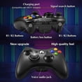 thumbnail image 2 of Wireless Controller for Xbox 360, Xbox 360 Joystick Wireless Game Controller for Xbox & Slim 360 PC, Black, 2 of 5