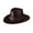 Coffee, variant on Celivon Unisex Black Western Cowgirl Hat Vintage Casual Wide Brim Travel Loose Cap Outdoor Camping Hat