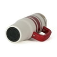 thumbnail image 4 of Ozark Trail 30 oz Stainless Steel Insulated Varsity Tumbler with Handle, White and Red and Black Stripes, 4 of 10