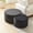 Black, variant on OUGRAZ Nesting Coffee Table Set of 2,Upholstered Round Coffee Tables Set of 2 for Living Room, Modern Foam Round Coffee Table Side Table End Table Ottoman, No Assembly