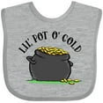 thumbnail image 3 of Inktastic St. Patrick's Day Lil' Pot of Gold Boys or Girls Baby Bib, 3 of 4