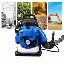 Seipouy 2 Stroke High Power Gas Backpack Leaf Blower 3.5HP - 75.6CC Engine, 900CFM , Adjustable Speed, Ergonomic Design for Effortless Leaves, Snow, and Debris Cleanup