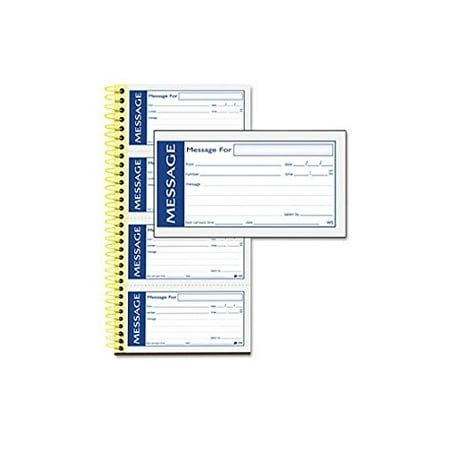 Adams Arm Pads ABFSC1153WS - CARDINAL BRANDS INC. Write 'n Stick Phone Message Pad, Binding - Spiral, Side By Adams Business Forms ()