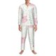 thumbnail image 3 of Balery Cute Pigs Pijama para Hombre de Dos Piezas con Manga Larga, Conjunto de Dormir y Descanso Suave con Bolsillos-Large, 3 of 7