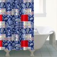 thumbnail image 4 of Pioneer Flower Floral Print Pattern Shower Curtain 84"x72", Bathroom Decorative Shower Curtain Set with 12 Hooks, Waterproof Washable, 4 of 6