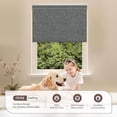 thumbnail image 5 of Customize Cordless Roller Shades,Blackout Blinds for Windows Thermal Insulated,UV Protection Easy to Install for Home,Office, Bathroom, Blackout Dark Gray, 30" W x 48" H$$Home Decor, Kitchen, & Other, 5 of 9