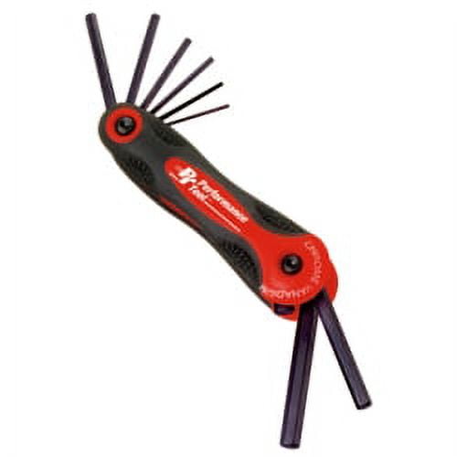Performance Tool 8 pc SAE Folding Hex Key Set