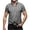 Black, variant on Mens Polo Shirts Classic Striped Shirts for Office, Casual Regular Fit Tops