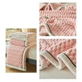 thumbnail image 6 of Extra Thick Flannel Fleece Blanket - Double Layer Super Soft Warm Throw for Bed, Couch & Office Nap, All-Season Lightweight Microfiber Blanket,Pink, 6 of 6