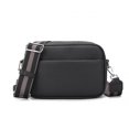 thumbnail image 1 of Bolsos Bandolera Clásico Sólido PU Pequeño Bolso Mensajero Monedero De Viaje Negro DQrwqpou, 1 of 6