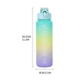 thumbnail image 2 of 1000ml Three Color Gradient Sports Water Cup, Sports and Fitness Hydration, Suitable for Daily Exercise and Fitness Use(Pink), 2 of 6