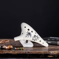 thumbnail image 4 of Ocarina de cerámica de 12 agujeros, idea de regalo pintada a mano para músico principiante, fácil de aprender 366, 4 of 5