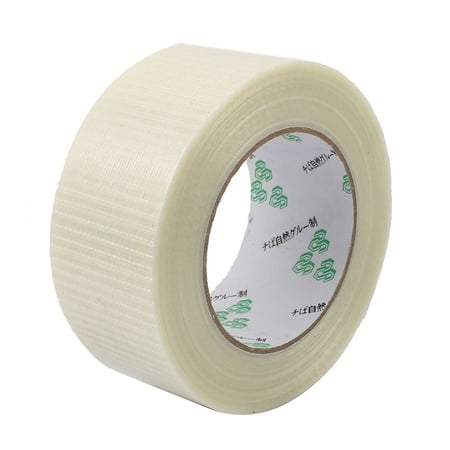 Glass Setting Tape - 50mm Width 50M Length Insulating Fiber Glass Tape Adhesive for RC Airplane