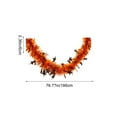 thumbnail image 3 of Colorful Halloween Pull Flower Decoration - 76-Inch Hanging Party Streamers with Pumpkins & Spiders for Doors, Windows, and Trees, 3 of 6
